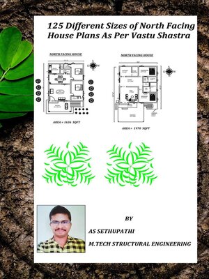 cover image of 125 Different Sizes of North Facing House Plans As Per Vastu Shastra